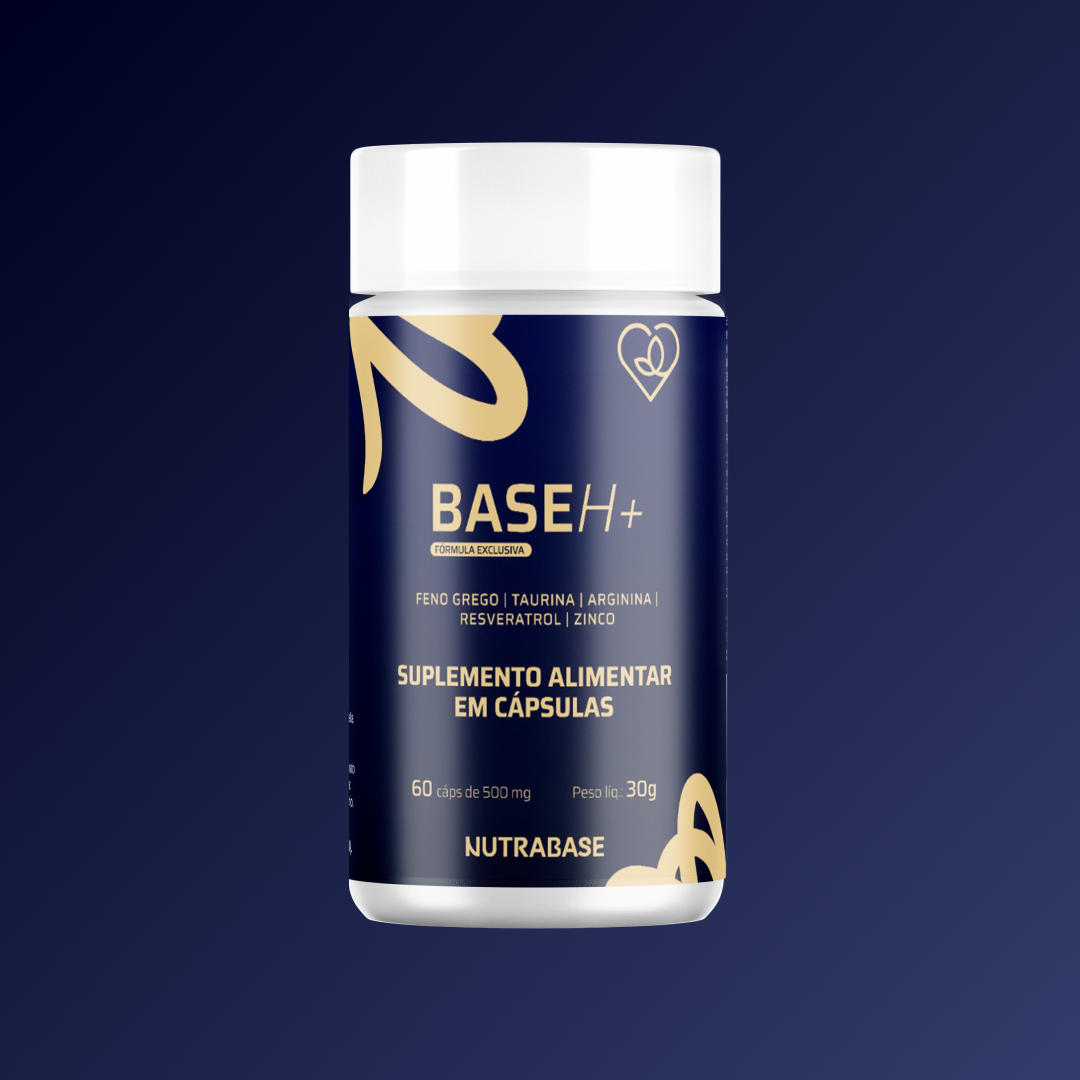 BASE H+| 60 Cápsulas 500mg Nutrabase