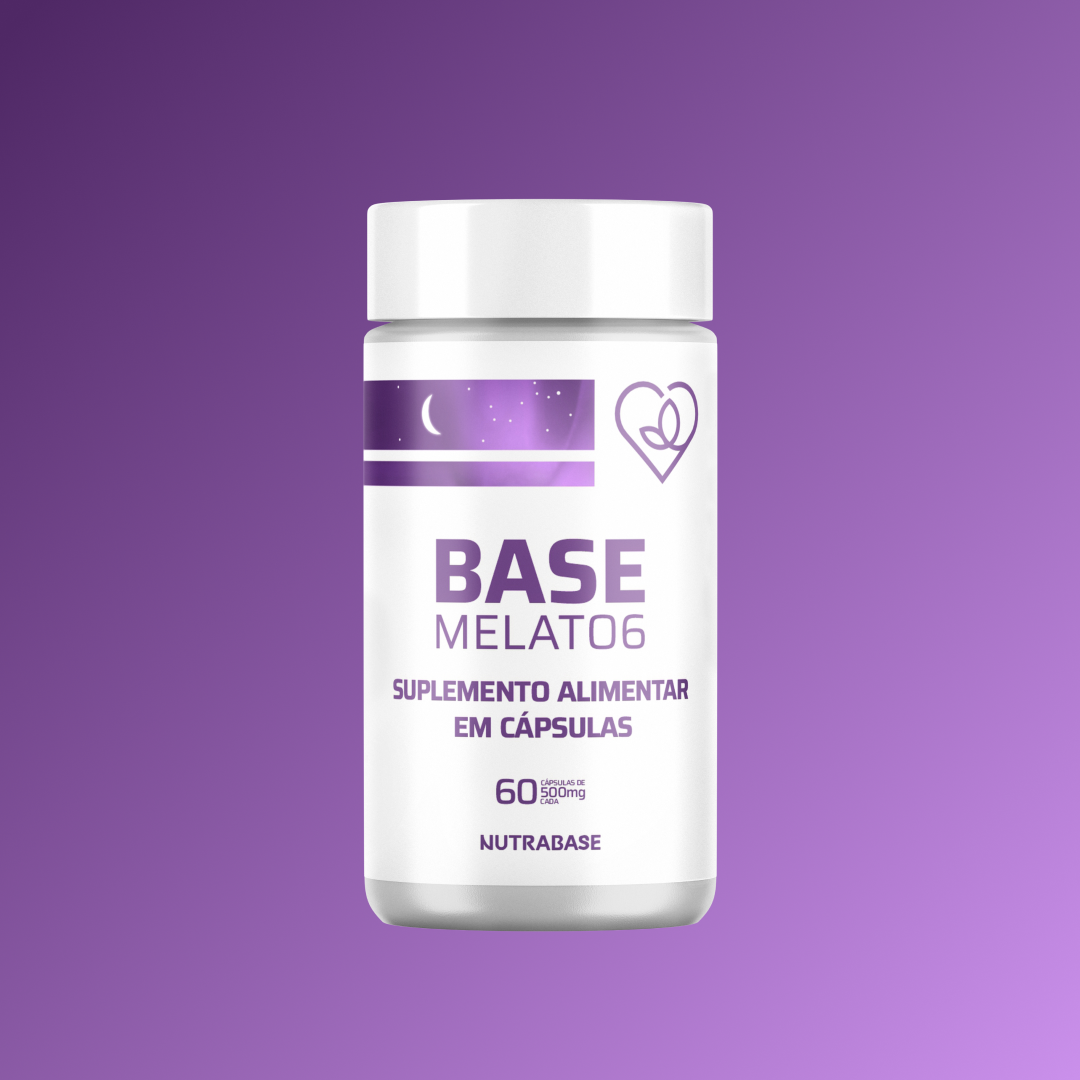 Base MELATO6 | 60 cápsulas 500mg Nutrabase