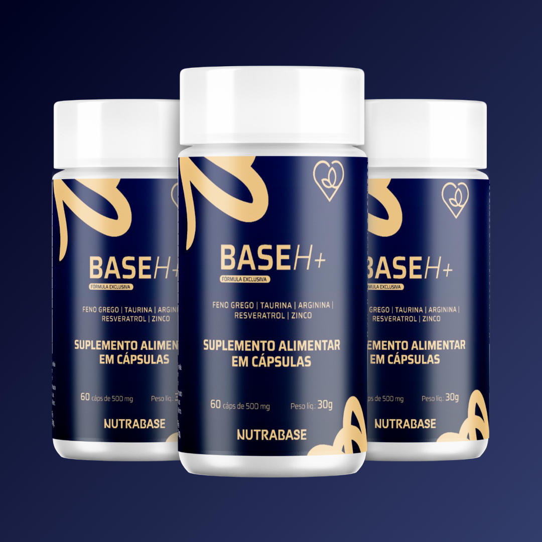 BASE H+| 60 Cápsulas 500mg Nutrabase