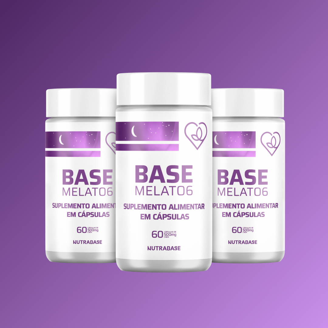 Base MELATO6 | 60 cápsulas 500mg Nutrabase