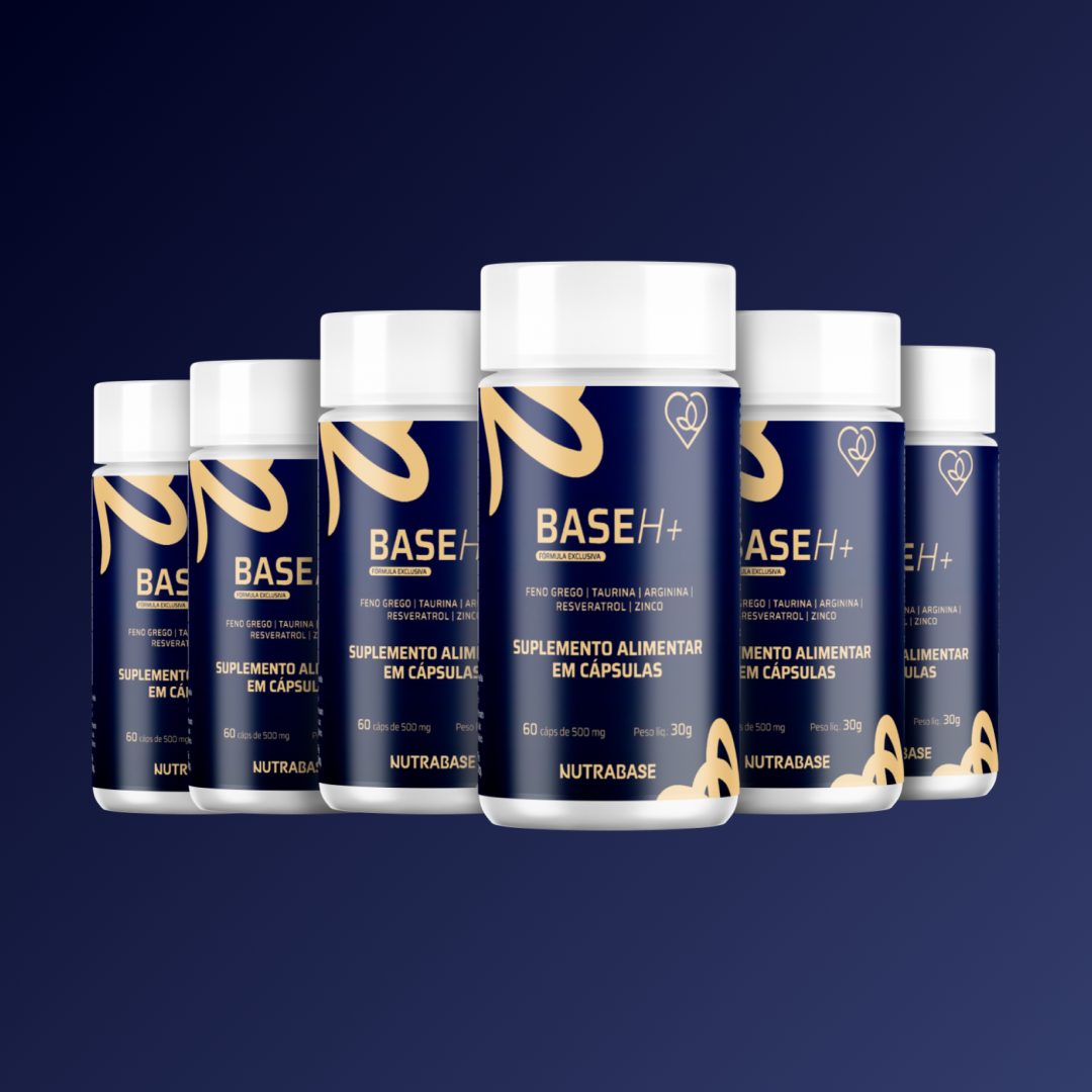 BASE H+| 60 Cápsulas 500mg Nutrabase