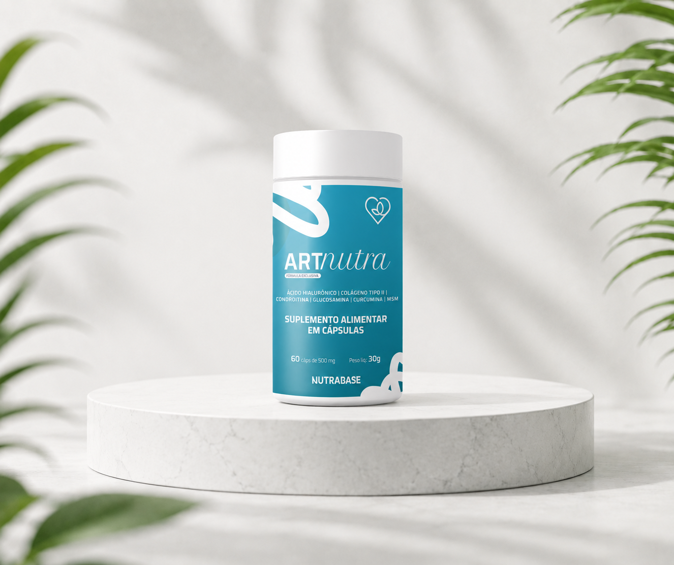 Artnutra | 60 caps 500 mg - Nutrabase - Compre 3 e Leve 6 Unidades